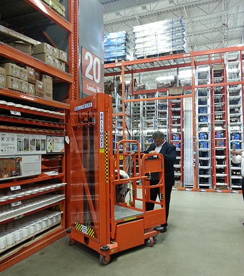 Dingli aerial stock picker has entered into the The Home Depot which is