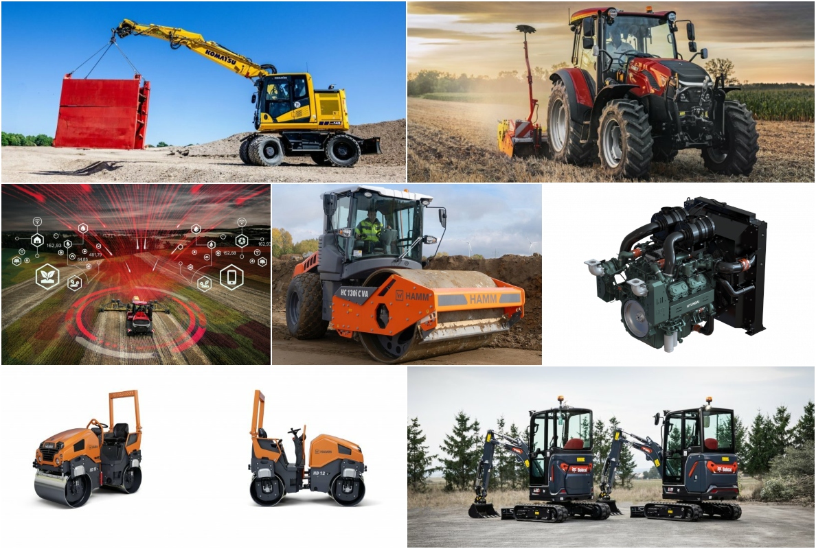 Produktneuheiten im September: Teil 1 (Hamm Walzen, Bobcat Bagger, CASE IH Traktoren und mehr)