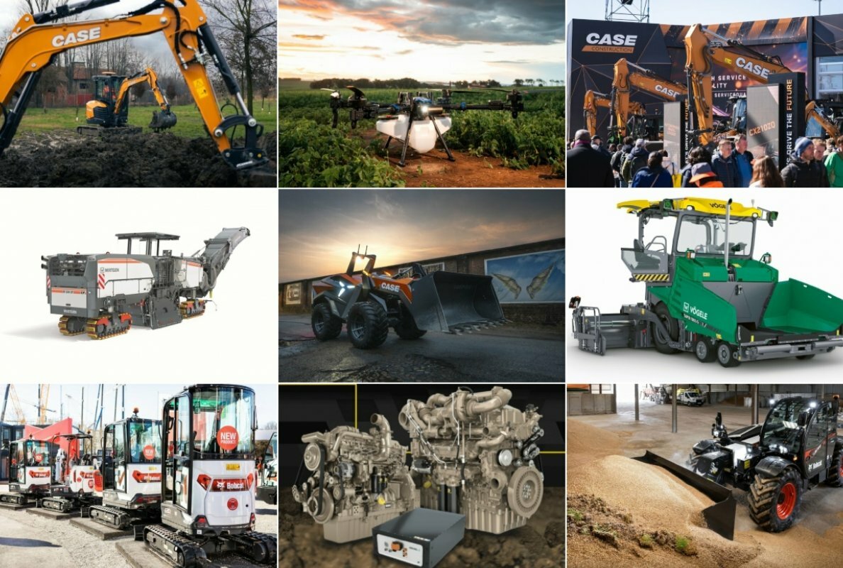 Produktneuheiten im April: Teil 1 (Vögele Asphaltfertiger, Wirtgen Fräsmaschinen, Bobcat Teleskopstapler und mehr)