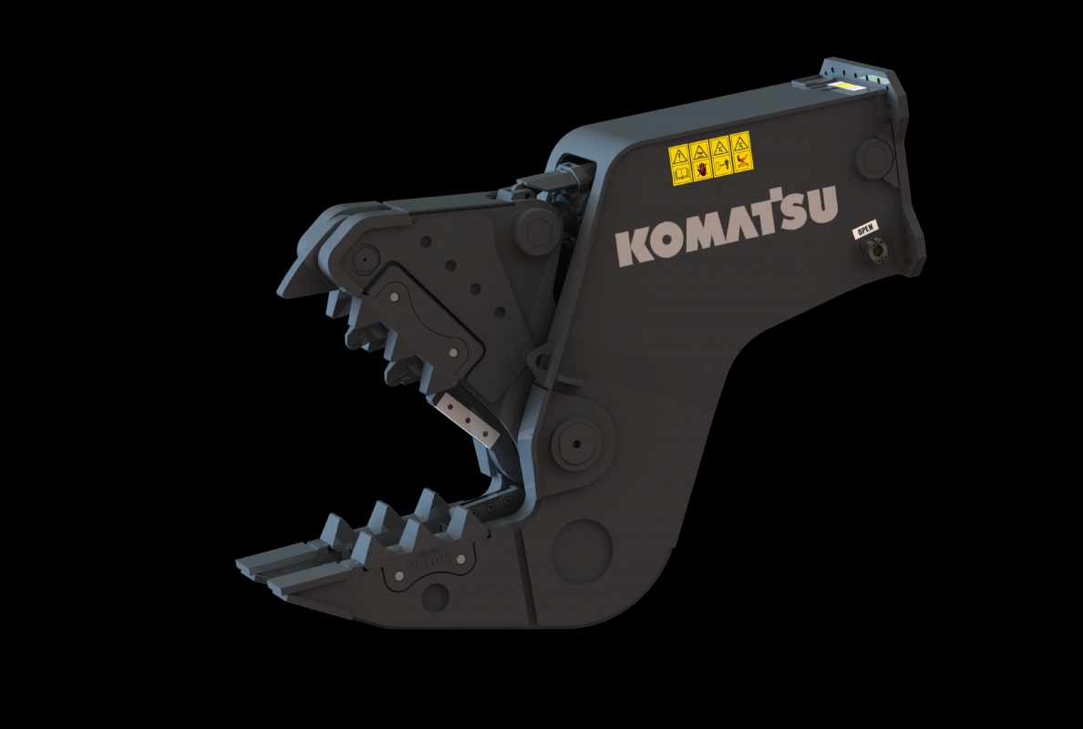 Komatsu Europe erweitert sein Angebot an Anbaugeräten für den Abbruch durch drei neue Produktlinien