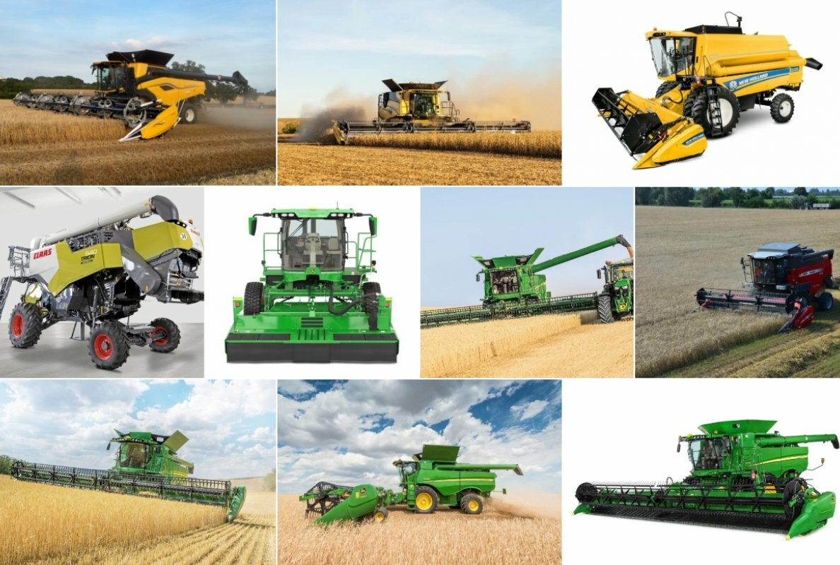 Top 10 der leistungsstärksten Mähdrescher, die 2025 auf den Markt kommen
