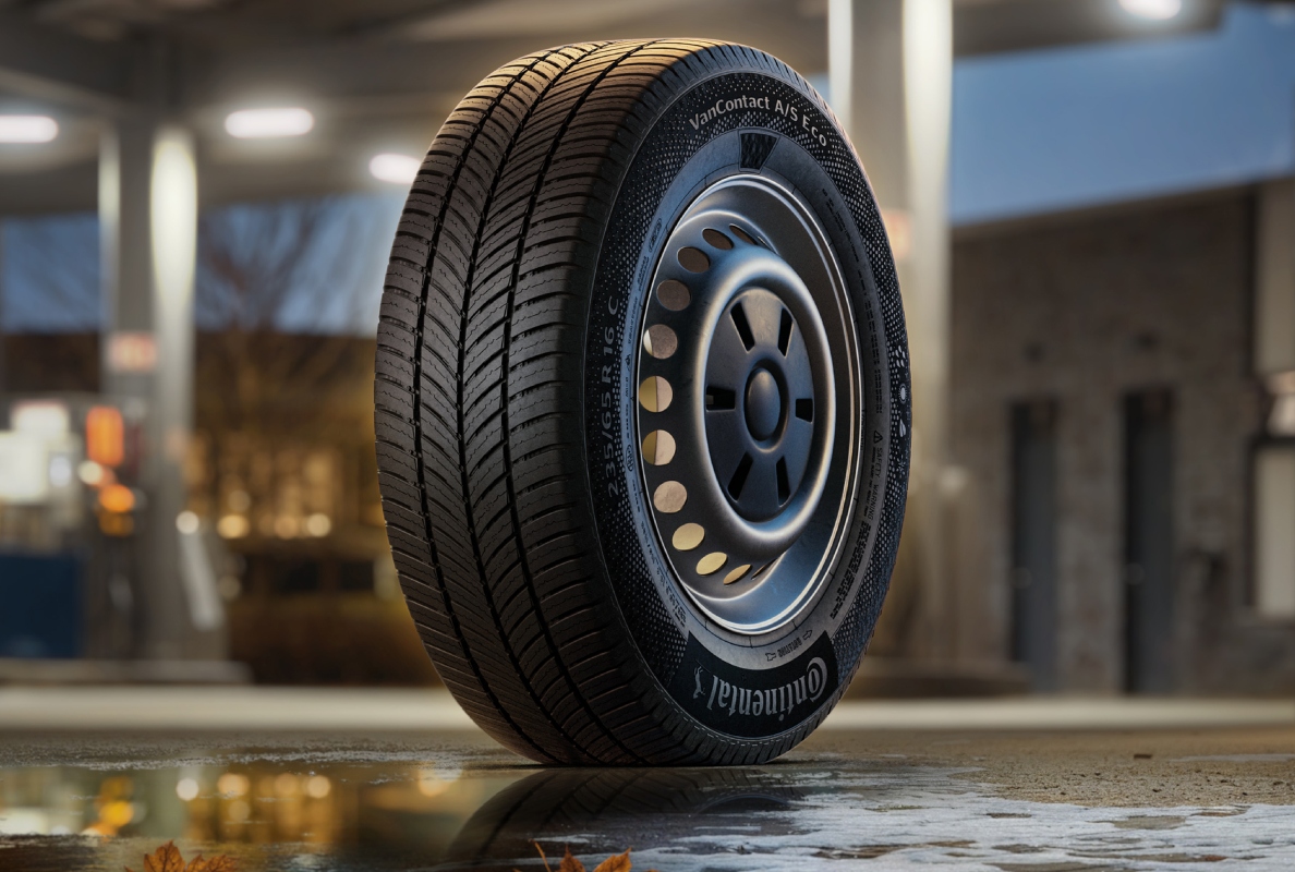 VanContact A/S Eco: Continental präsentiert ersten Ganzjahresreifen für Vans mit AAA-Label.