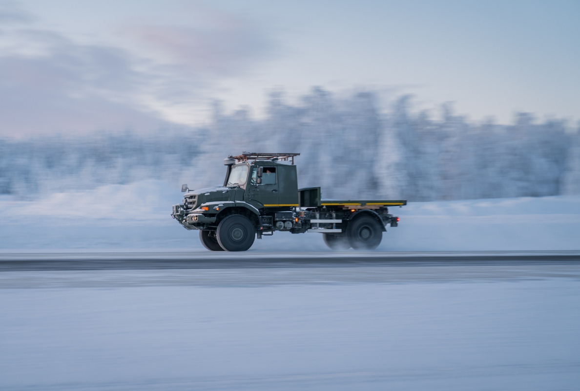 Wintertesting Mercedes-Benz Trucks Januar 2026