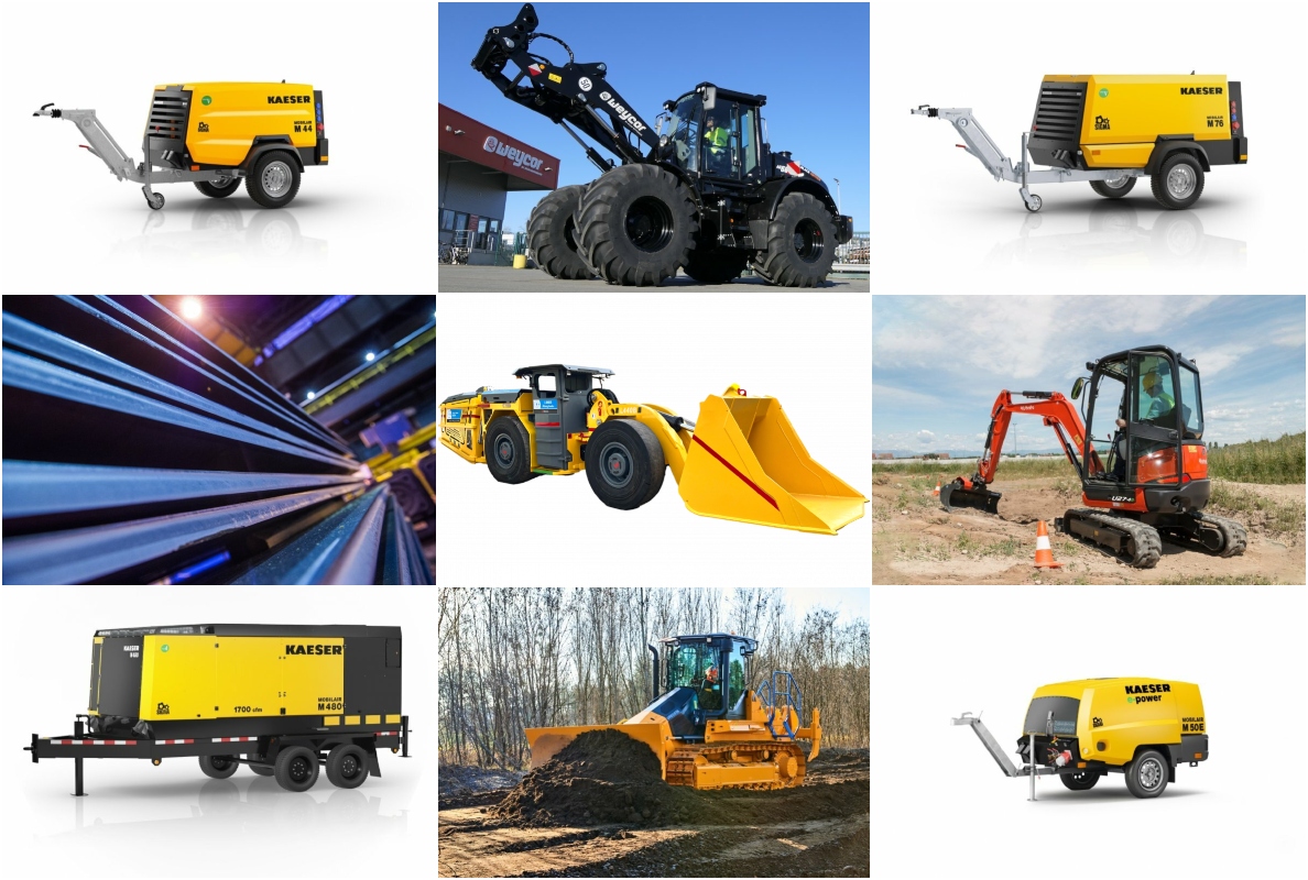Produktneuheiten im Februar: Teil 4 (Kubota-Bagger, Aramine-Lader, Kaeser Kompressoren-Kompressoren und mehr)