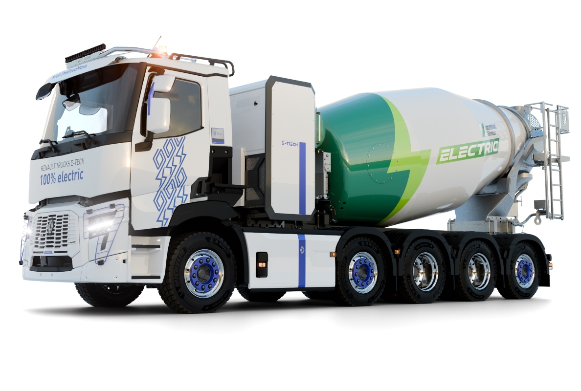 Renault Trucks E-Tech C 10x4 Mixer Schwing Stetter