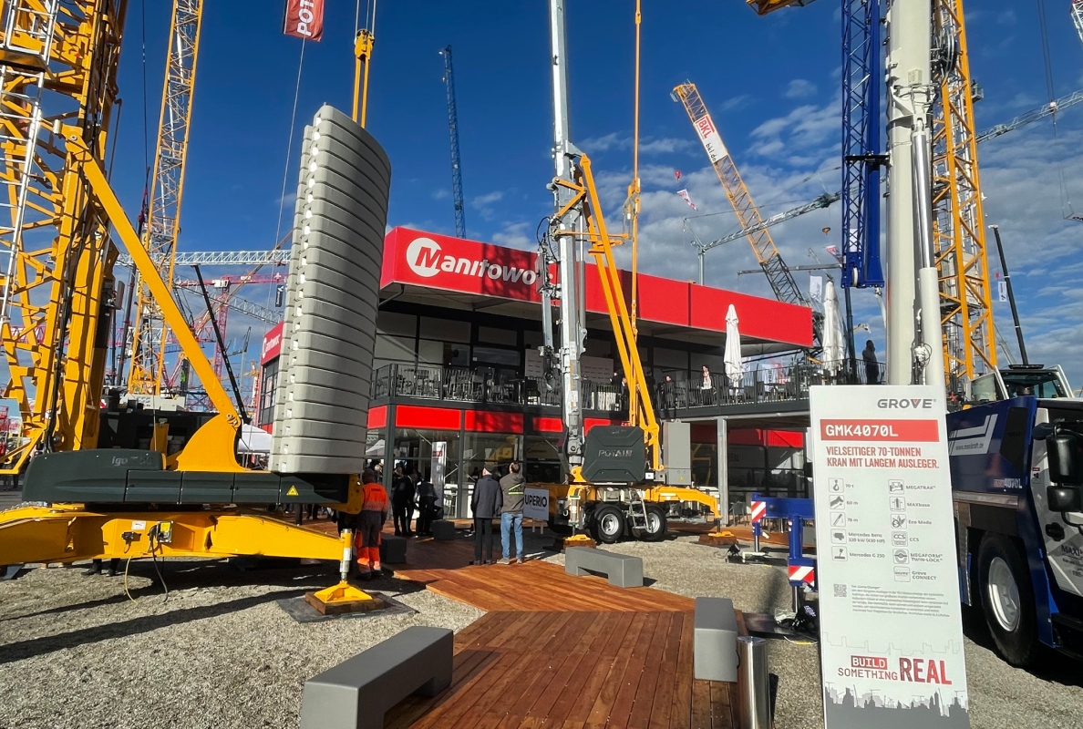 Manitowoc auf der bauma 2025: neue Produkte und Serviceleistungen für den gesamten Produkt-Lebenszyklus