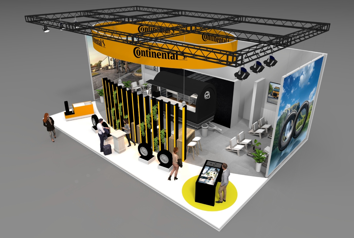 Der Continental Reifen Stand auf der NUFAM 2025