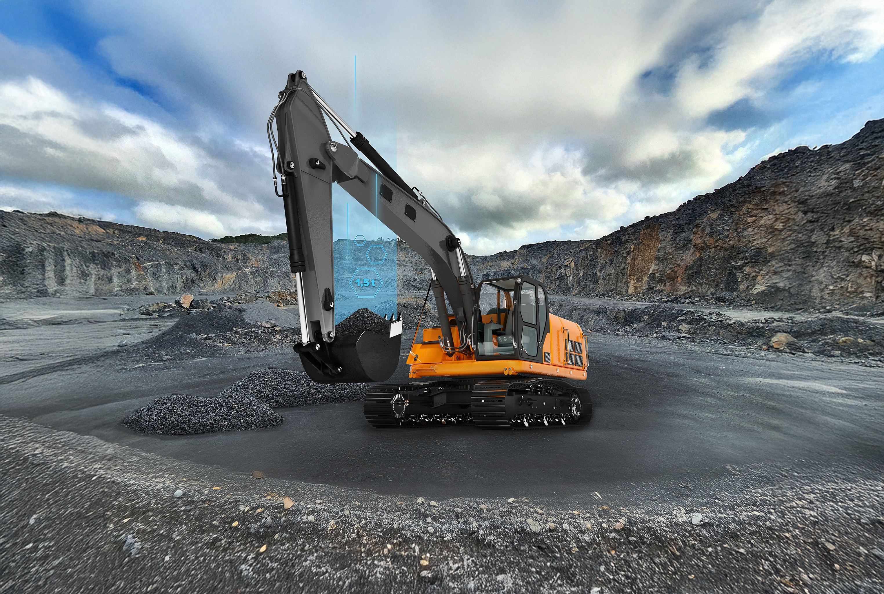 Die neue TAMTRON Baggerwaage der nächsten Generation macht's möglich 