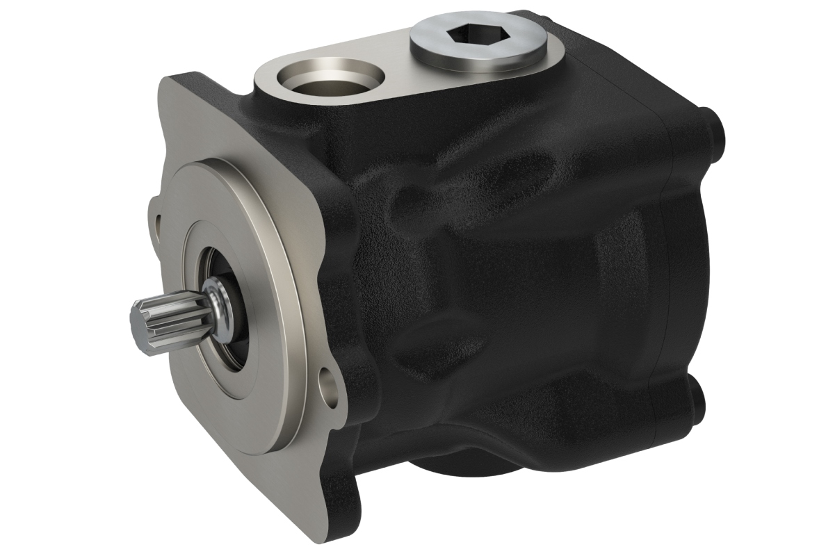 Die neue Flügelzellenpumpe T8MINI von Parker wurde entwickelt, um die Anforderungen des elektrifizierten Marktes an hohe Effizienz und geringe Geräuschentwicklung zu erfüllen