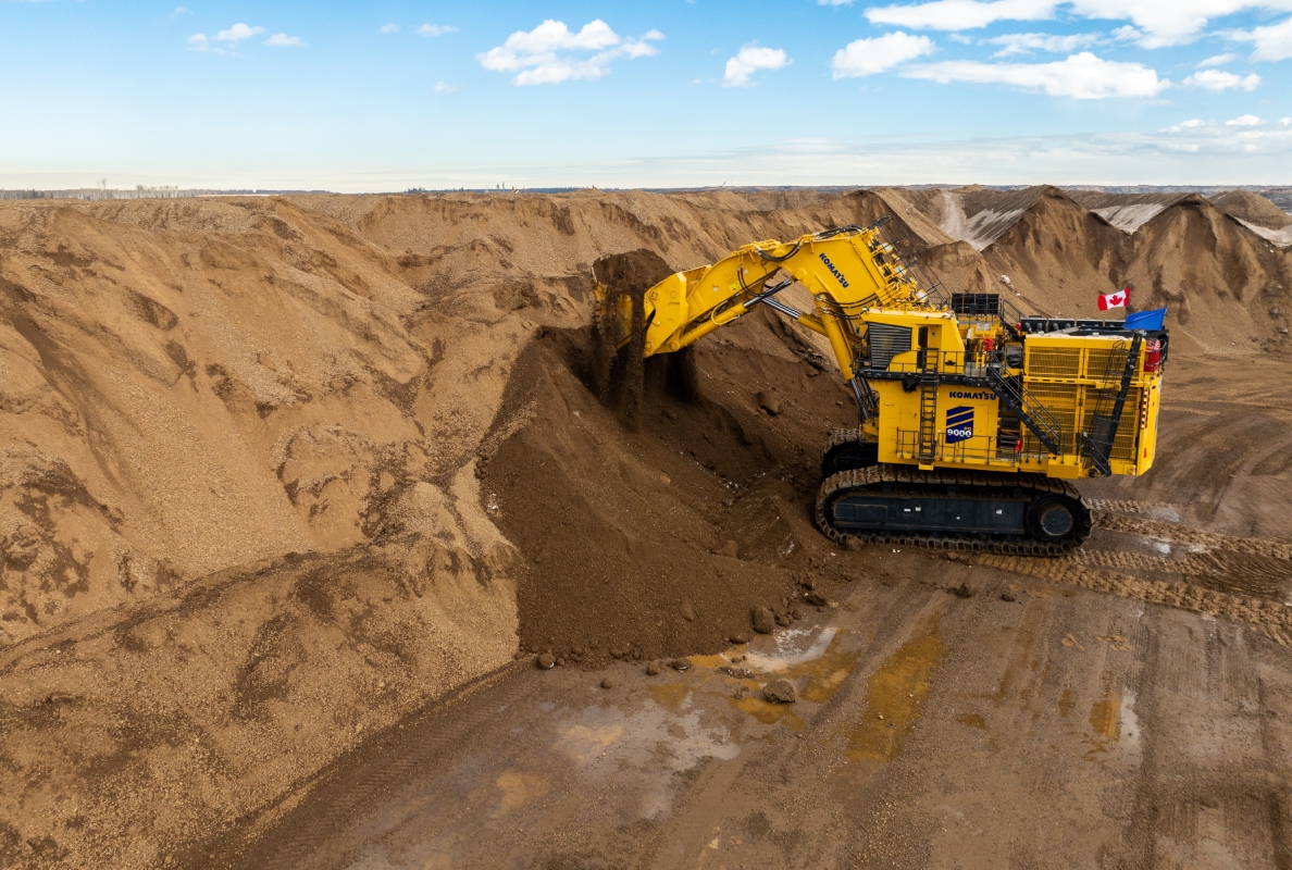 Komatsu Germany Mining Division und SMS Equipment präsentieren den ersten PC9000 in Kanada