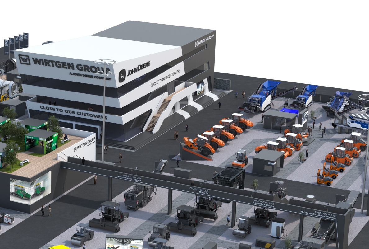 Hamm auf der Bauma 2025: Kunden und Besucher dürfen sich auf zahlreiche Weltpremieren und eine spannende Live-Demonstrationen freuen.