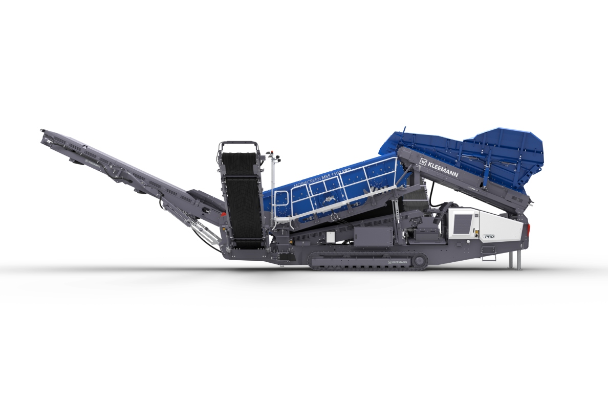 Mit der MOBISCREEN MSS 1102 PRO präsentiert Kleemann die erste Siebanlage der PRO-Line.