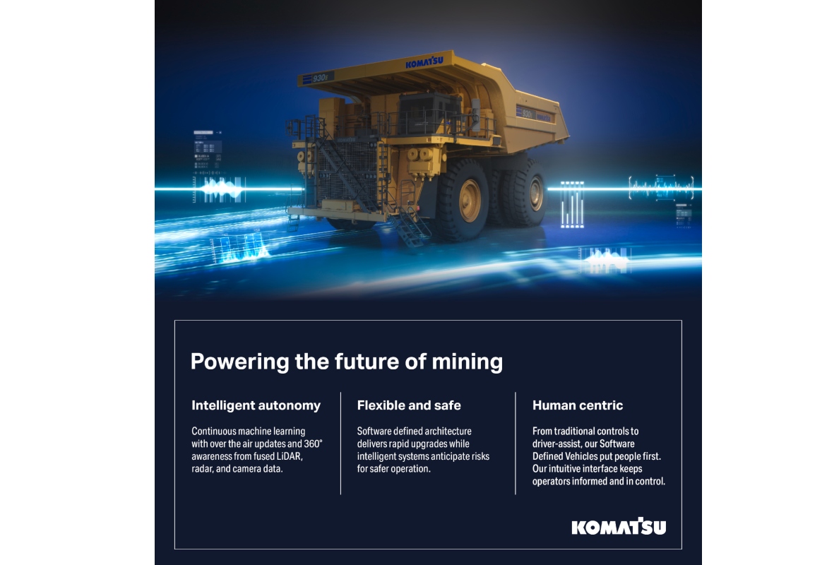 Komatsu und Applied Intuition geben transformative Zusammenarbeit bekannt, um Innovationen im Bergbau voranzutreiben