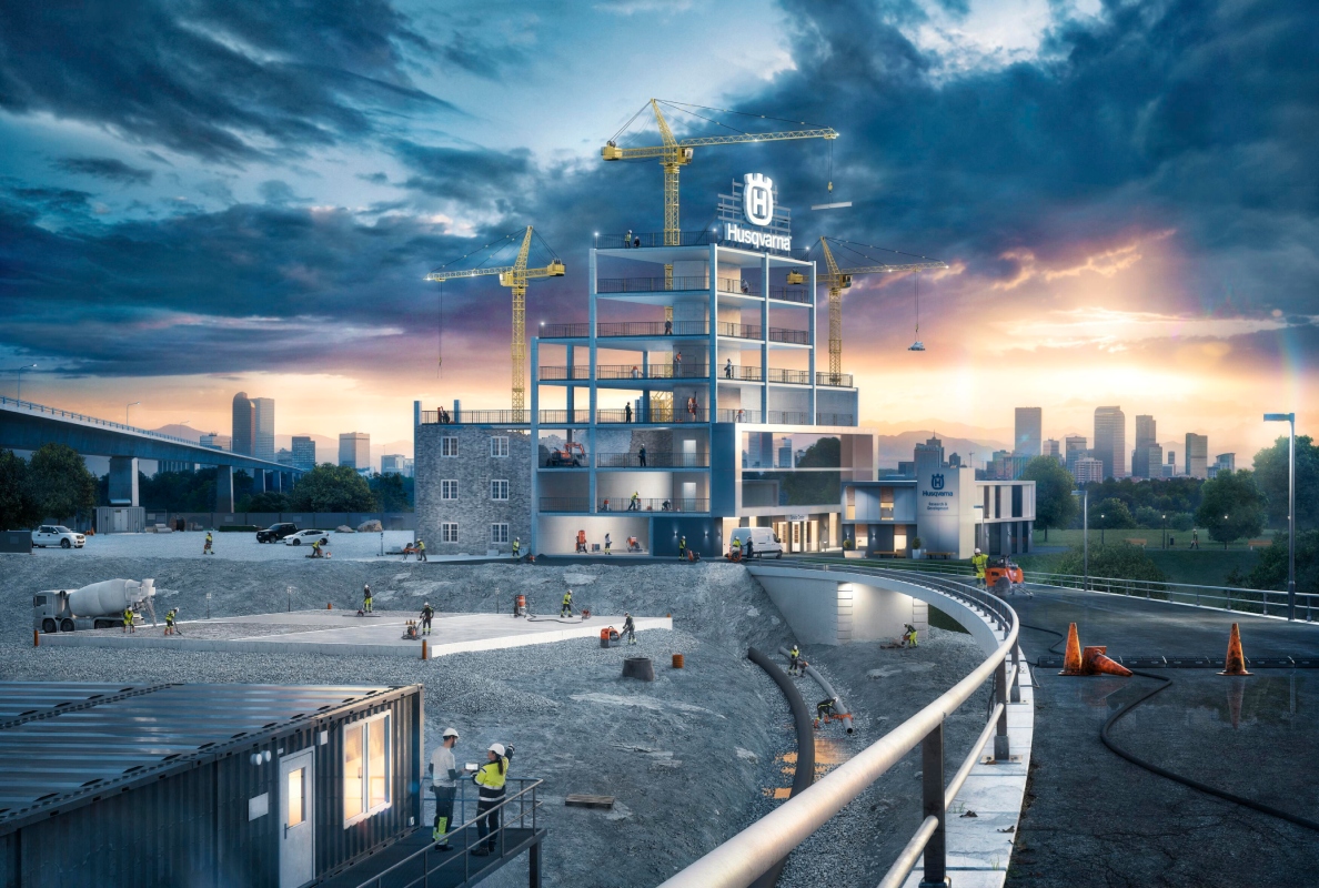 Husqvarna Construction – Starker Partner der Baubranche