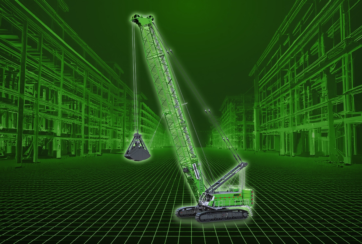 Der neue 220 Tonnen Seilbagger SENNEBOGEN 6220 E ist durch seine Variabilität für eine Vielzahl an Applikationen geeignet und wird erstmals auf der bauma der Öffentlichkeit präsentiert.