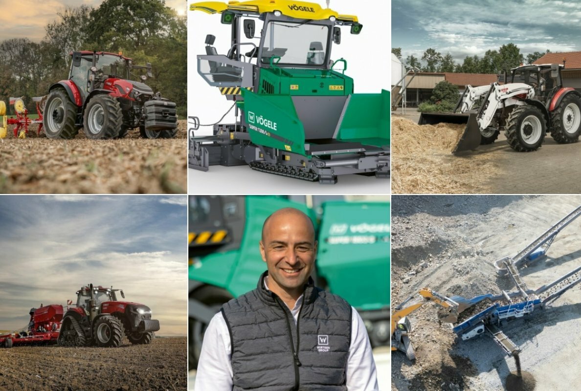 Produktneuheiten im Mai (Vögele Asphaltfertiger, Kleemann Screener, Case IH und Steyr Traktoren, und mehr)