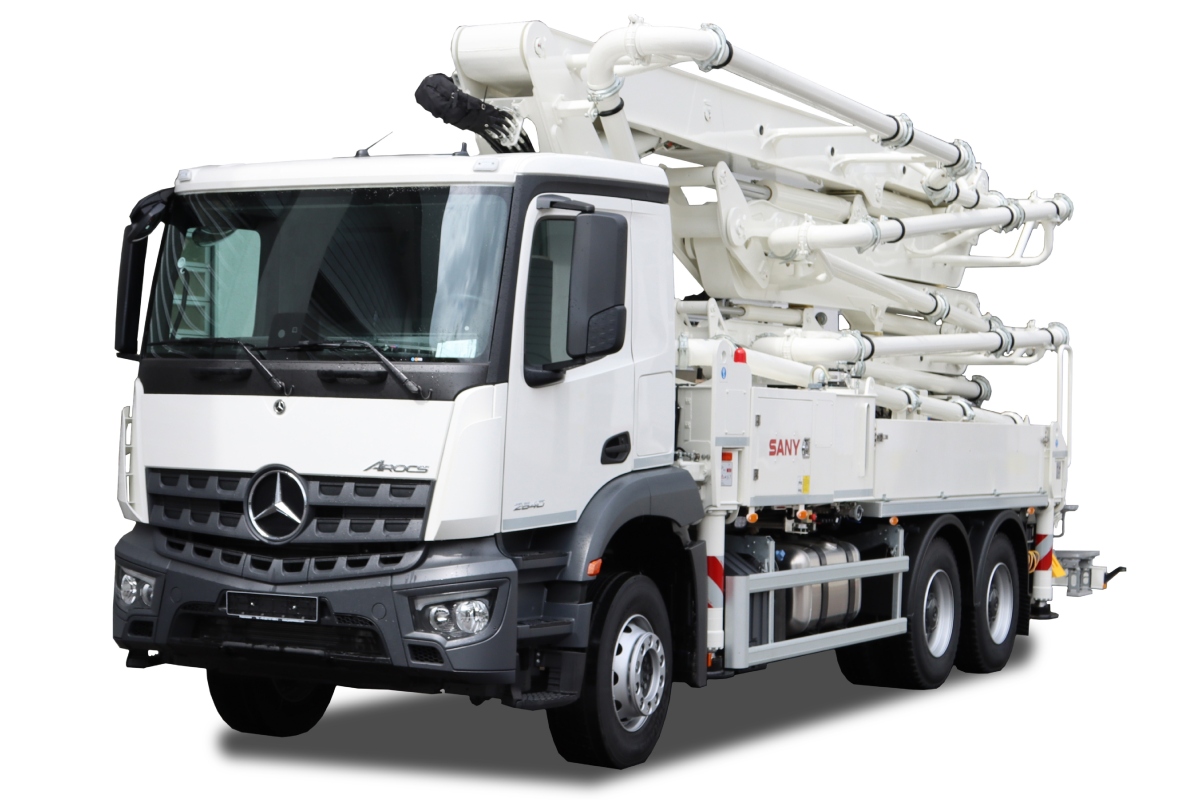 Putzmeister präsentiert gemeinsam mit SANY auf der bauma 2025 die neue Autobetonpumpe SY32 Z5-160