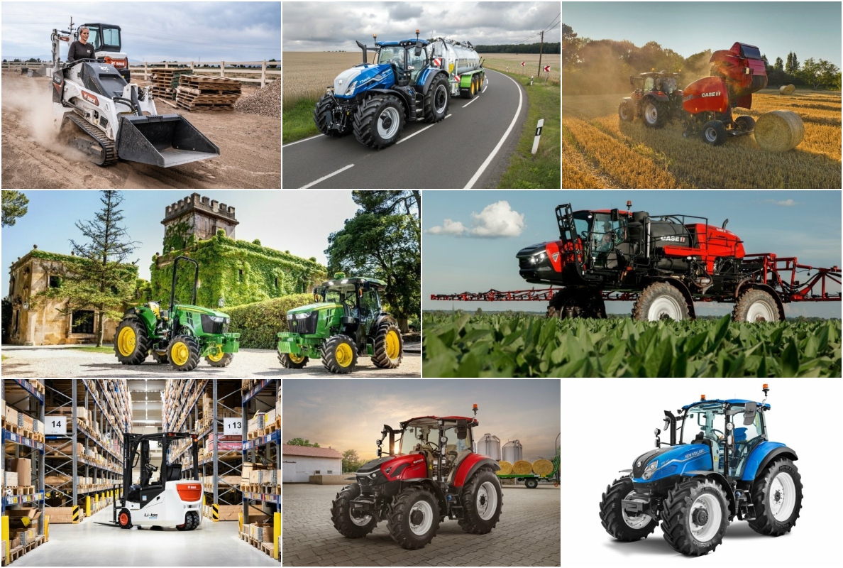 Produktneuheiten im November: Teil 1 (Bobcat Gabelstapler, CASE IH Rundballenpressen, John Deere Traktoren und mehr)
