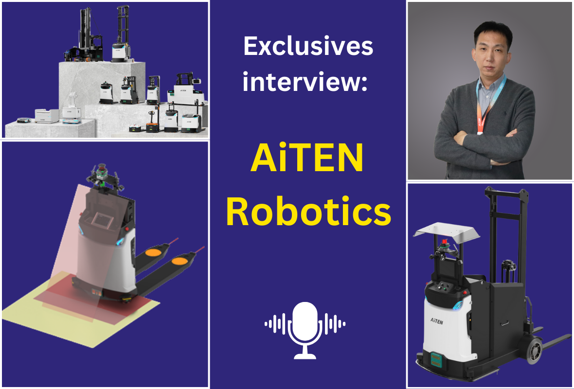 LECTURA Press spricht mit Wu Shengyi, AiTEN Robotics, über KI-gestützte Automatisierung, die die Materialtransportbranche verändert 