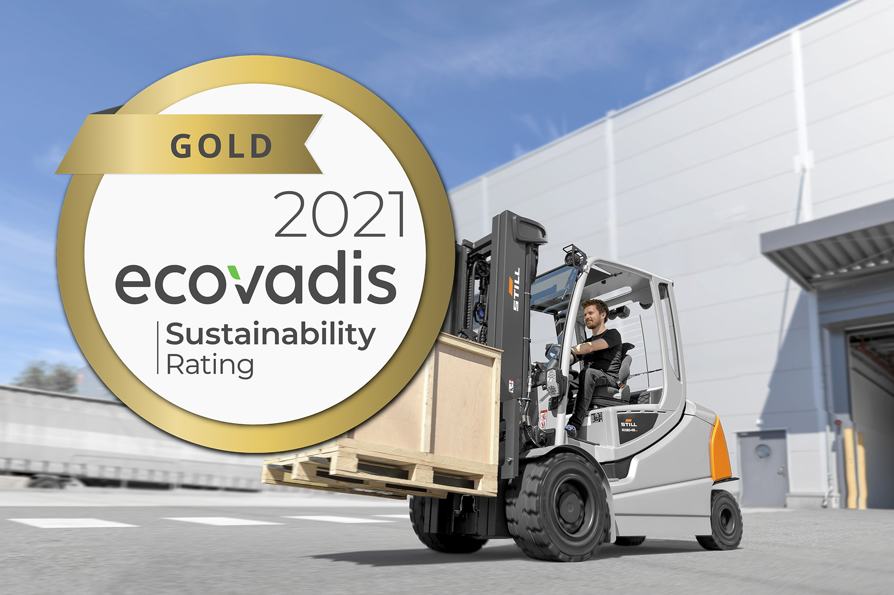 Goldstatus für den Hamburger Intralogistiker: Die STILL GmbH stellte sich auch in diesem Jahr wieder der Nachhaltigkeitsprüfung der internationalen Bewertungsplattform EcoVadis und erhielt nun das Zertifikat in Gold.