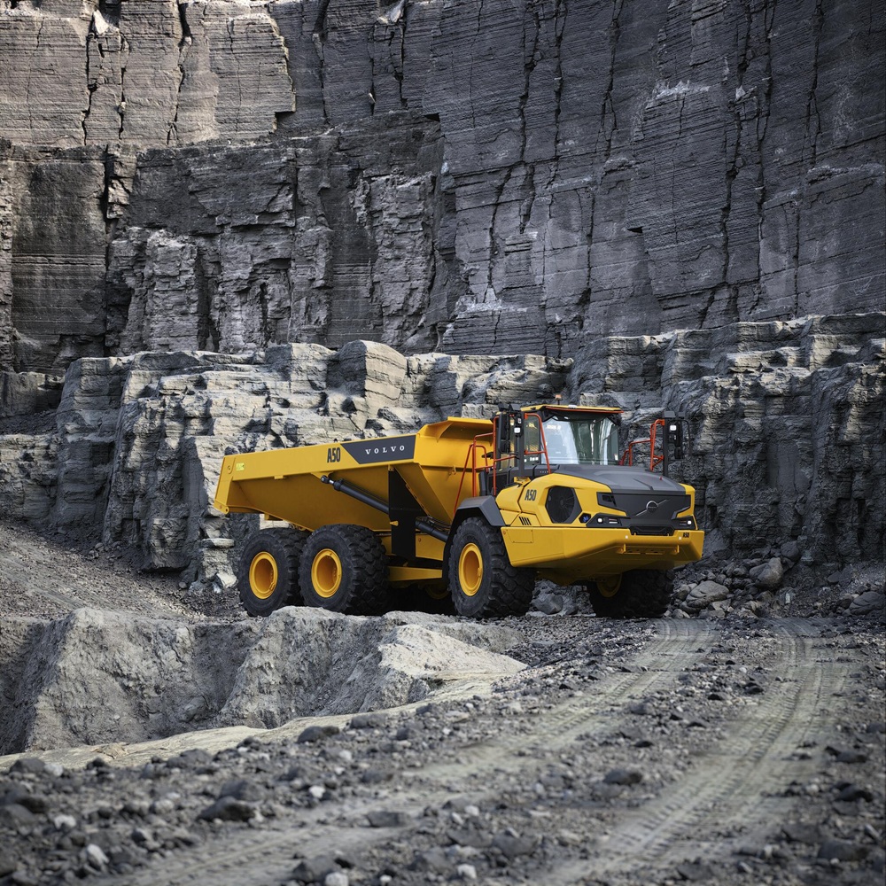 Volvo CE präsentiert den neuen Volvo-Dumper A50