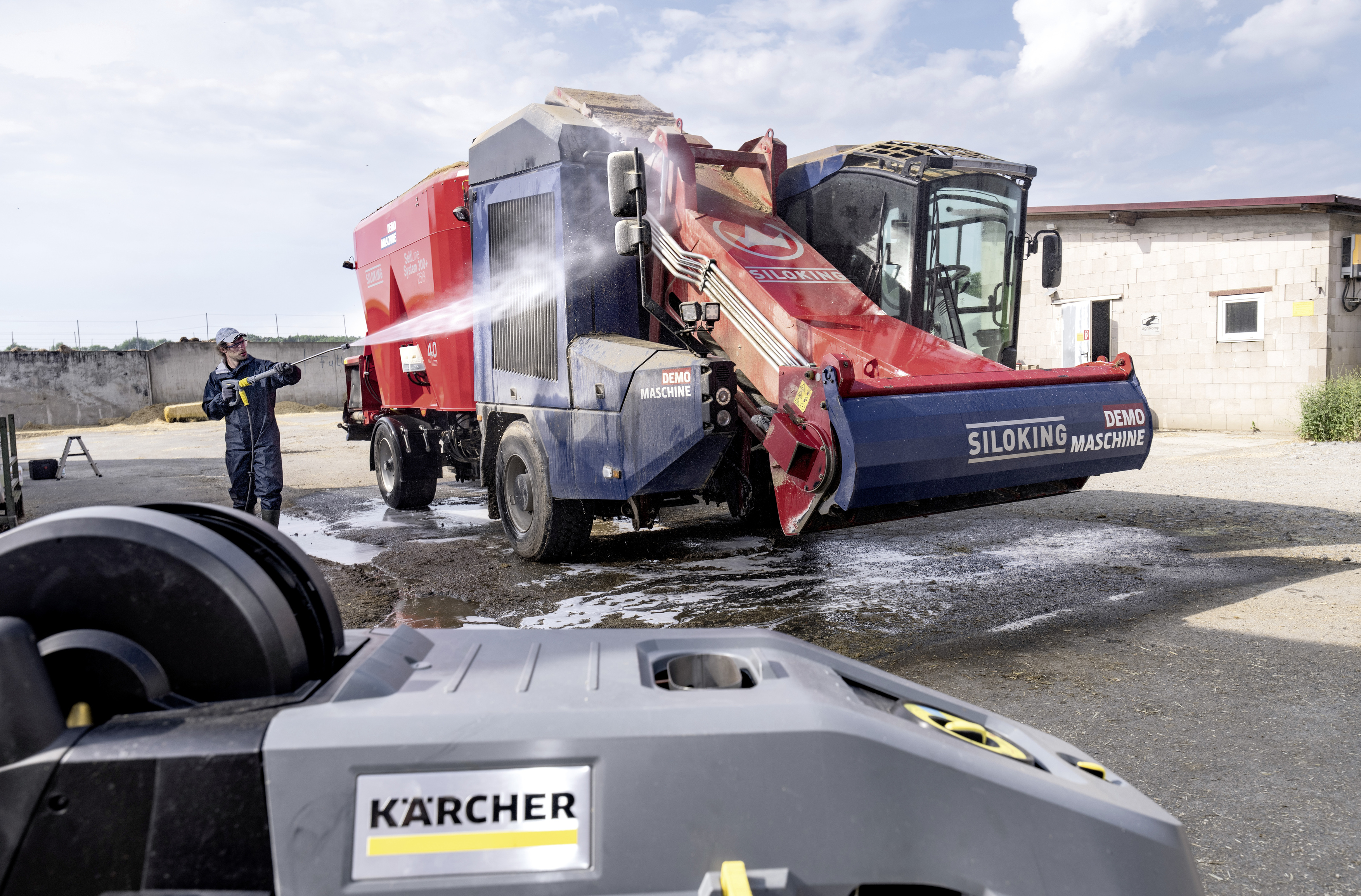 Heißwassergeräte ermöglichen eine gründliche Entfernung auch hartnäckiger Verschmutzungen.