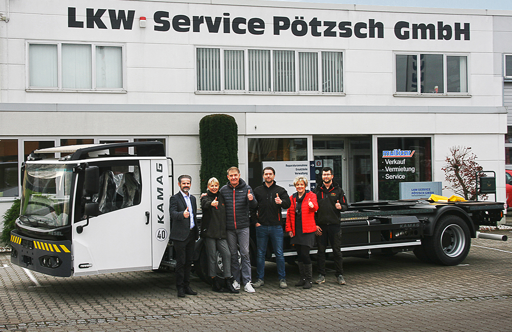 Eine Erfolgsgeschichte: KAMAG Transporttechnik und Lkw Service Pötzsch erweitern Servicepartnerschaft um Neufahrzeughandel in Sachsen und Tschechien