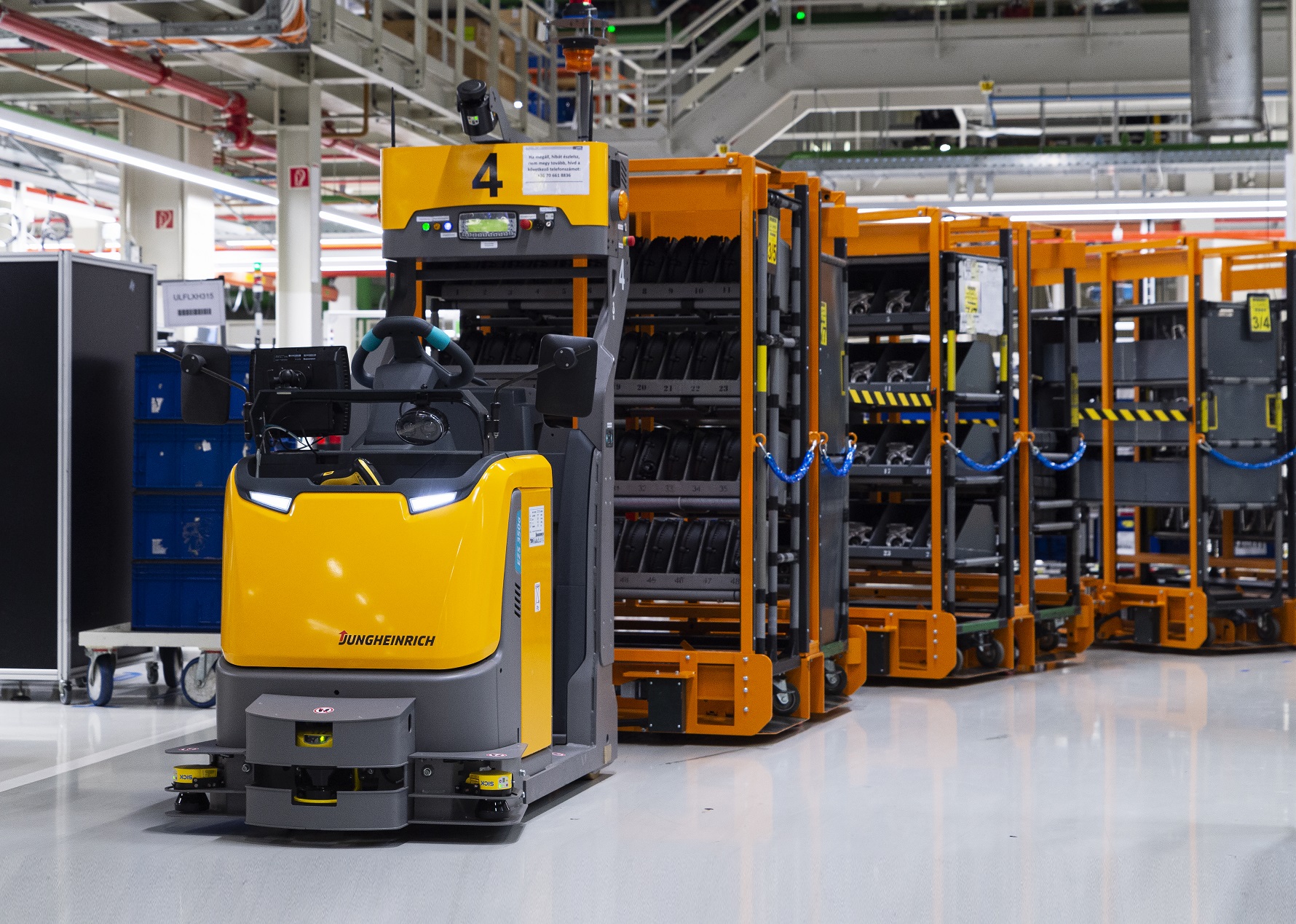 Jungheinrich automatisiert Produktionsversorgung für Audi Hungaria 