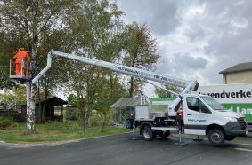 Kommunaltour mit dem RUTHMANN STEIGER® TBR 260 HV5 Hybrid – Nachhaltige Höhenlösung live im Einsatz