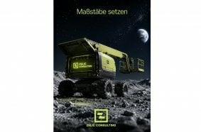Vorderseite Notizblock Teleskopbühne Mond