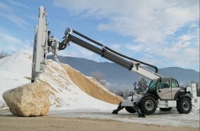 Die mobile Diamantseilsäge MDS 5034 ist mit Gleitlagern und Energieketten von igus ausgestattet.