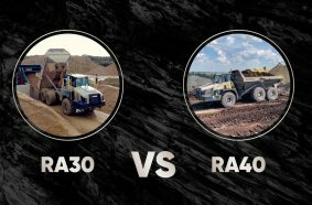 Die knickgelenkten Dumper von Rokbak sind für den Langstreckeneinsatz gebaut.