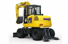 Komatsu präsentiert seinen brandneuen 7,5 t Kompakt-Mobilbagger auf der bauma 2025