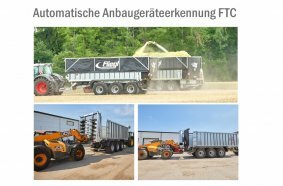 Fliegl Agrartechnik GmbH stellt eine automatische Anbaugeräteerkennung für Abschiebewägen vor