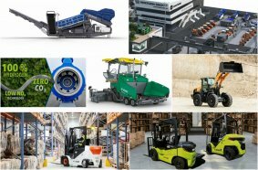 Produktneuheiten im Marsch: Teil 1 (Hamm Walzen, Kleemann Screener, Clark Gabelstapler und mehr)