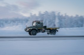 Wintertesting Mercedes-Benz Trucks Januar 2026