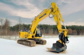 engcon und Komatsu kündigen verbesserte Integration durch nahtlose Tiltrotator-Technologie an