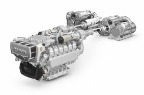 MAN Engines zeigt auf der SMM 2026 einen einstufige MAN D3872 für Heavy-Duty- oder Bordaggregats-Anwendungen. Die gezeigte Abgasnachbehandlung ist ebenfalls auf der Messe zu begutachten.