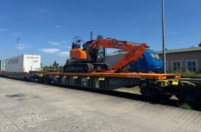 Nachhaltiger Transport: Die Verlagerung vom Straßen- auf den Schienenverkehr reduziert die CO2-Emissionen um bis zu 75 %.