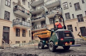 HG präsentiert den vollelektrischen 2-Tonnen-Dumper auf der bauma 2025