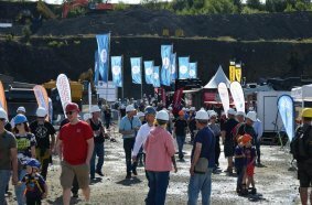 1 Der Quarry-Vision-Bereich feierte auf der steinexpo 2023 erfolgreich Premiere. Daran schließt „Quarry Vision 2.6“ nun an.
