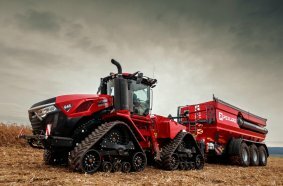 Case IH Quadtrac Schwerlastfederung Feld