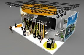 Der Continental Reifen Stand auf der NUFAM 2025
