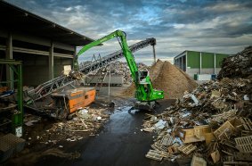 Recyclingbetrieb mit neuem SENNEBOGEN 830 G-Serie
