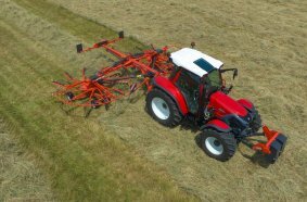 Dreipunkt-Zweikreiselschwader mit Mittenablage GA 7631 P