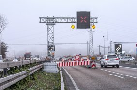 Salzbachtalbruecke SPERRVERMERK