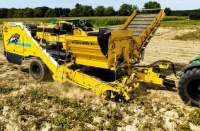 ROPA Keiler 2 RK22 am Kartoffel roden