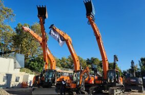 Kraftvoll: Bei den DEVELON Power Days in der Stuttgarter Niederlassung von Eberle Hald standen drehte sich alles um Innovation, Power und Praxisnähe im Fokus.