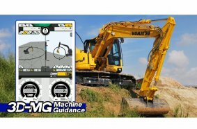 3D Machine Guidance and Payload Meter built by Komatsu