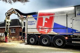 Vielseitig einsetzbar: Der Dino12 Saugbagger der MTS Mobile Tiefbau Saugsysteme GmbH. 